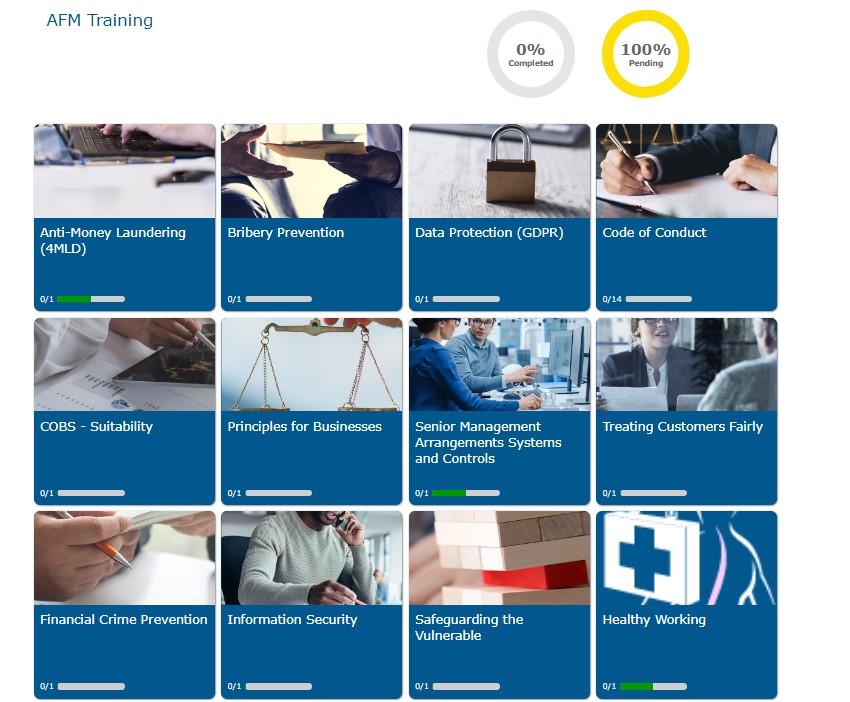 Online Training Portal Association Of Financial Mutuals
